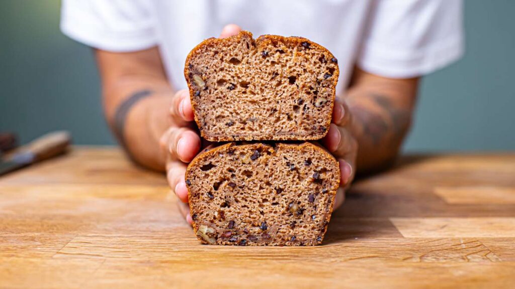 aufgeschnitten sichtbar