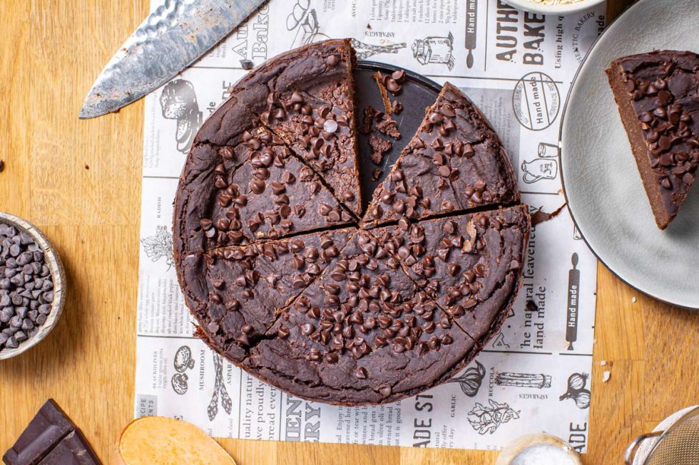Schneller Schokokuchen mit Süßkartoffel, ohne Öl | Giansnutrition